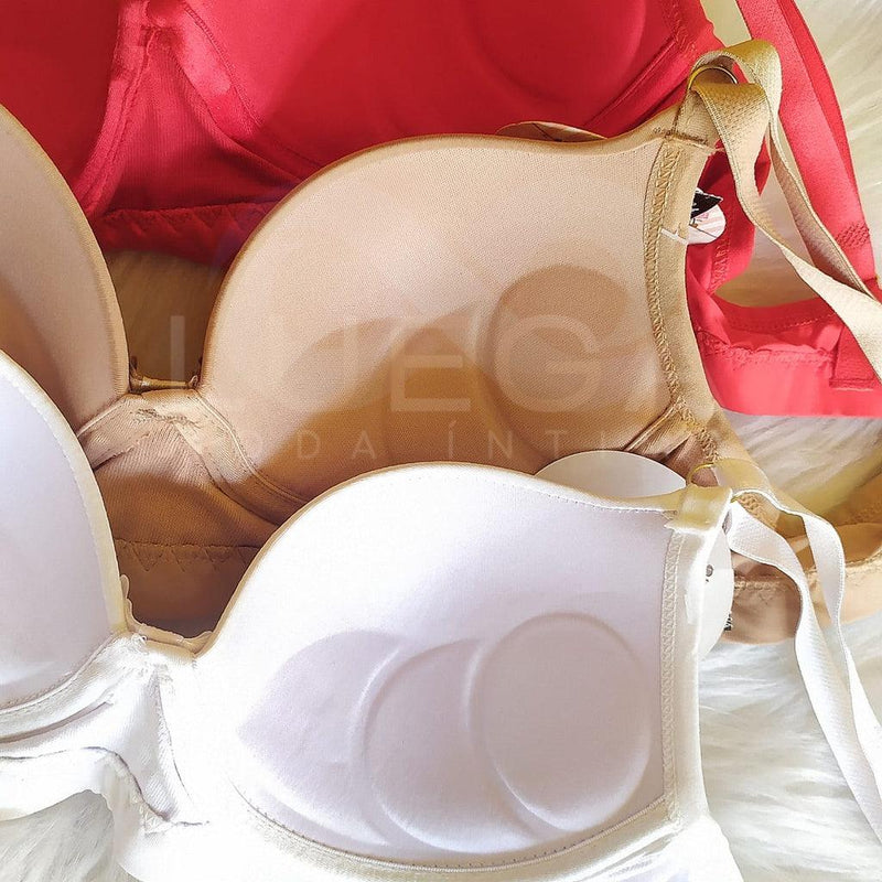 Kit 4 Sutiã de Sustentação Hiper Reforçado Soutien C/Bojo