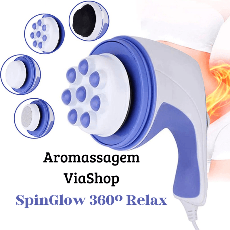 Aromassagem ViaShop SpinGlow 360º Relax