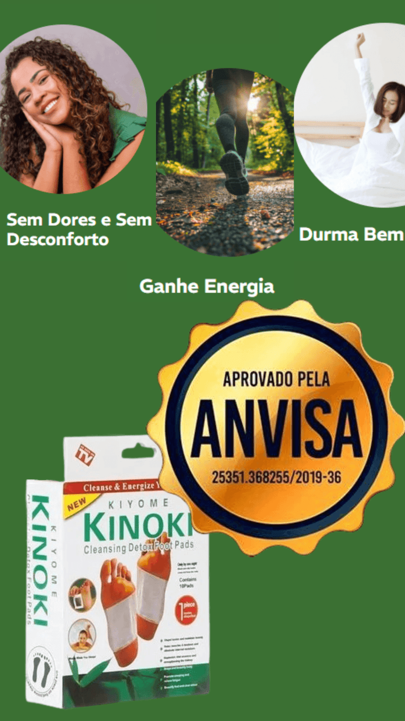 VitalSole Detox Kinoki Tecnologia Ásiatica (Legítimo)