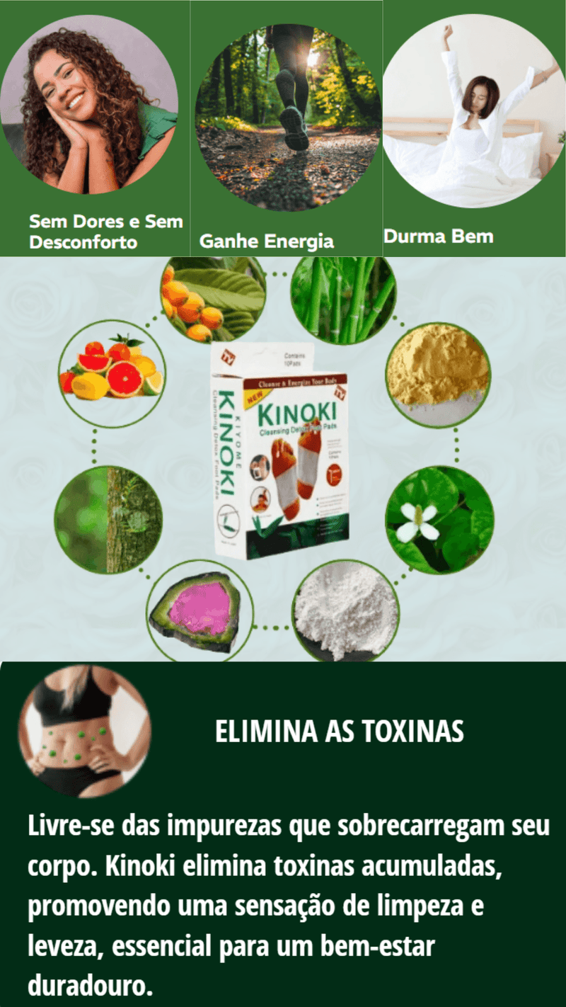 VitalSole Detox Kinoki Tecnologia Ásiatica (Legítimo)