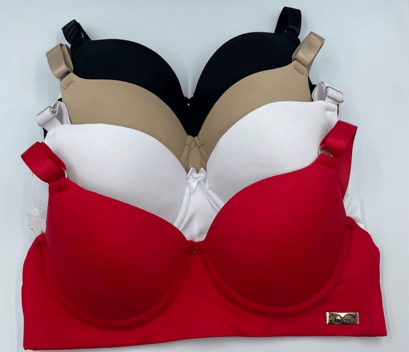 Kit 4 Sutiã de Sustentação Hiper Reforçado Soutien C/Bojo