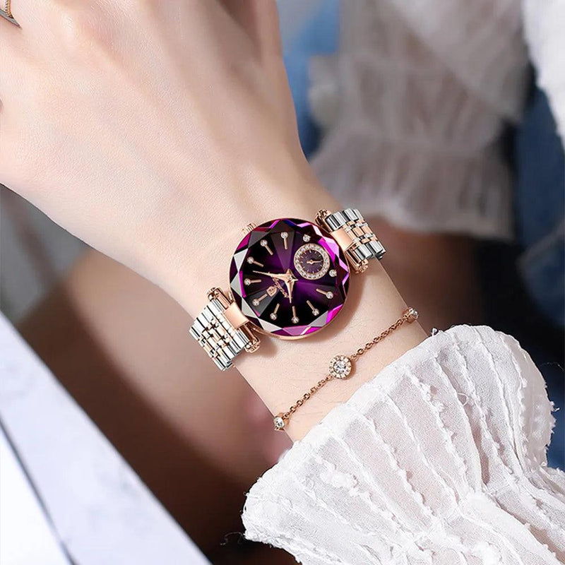 Relógio Importado de Luxo ViaShop Poedagar Diamond