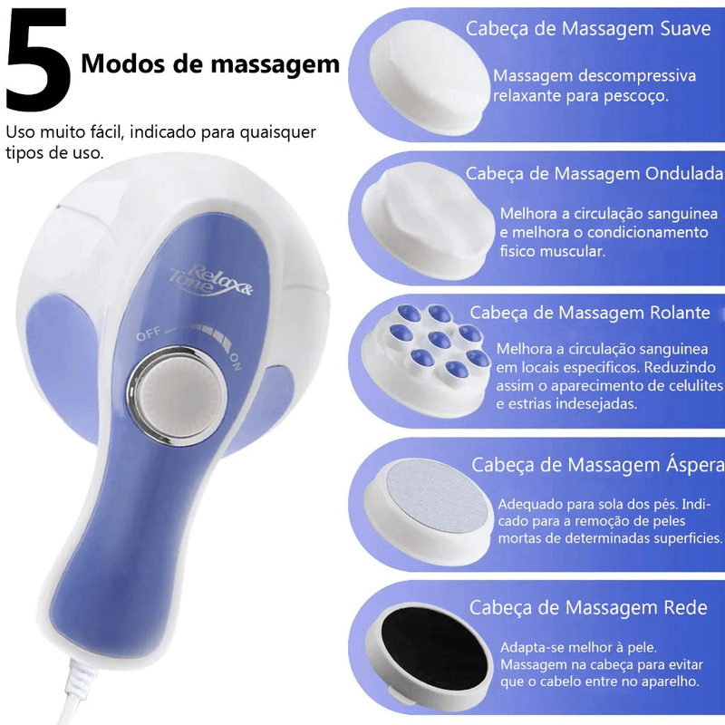 Aromassagem ViaShop SpinGlow 360º Relax